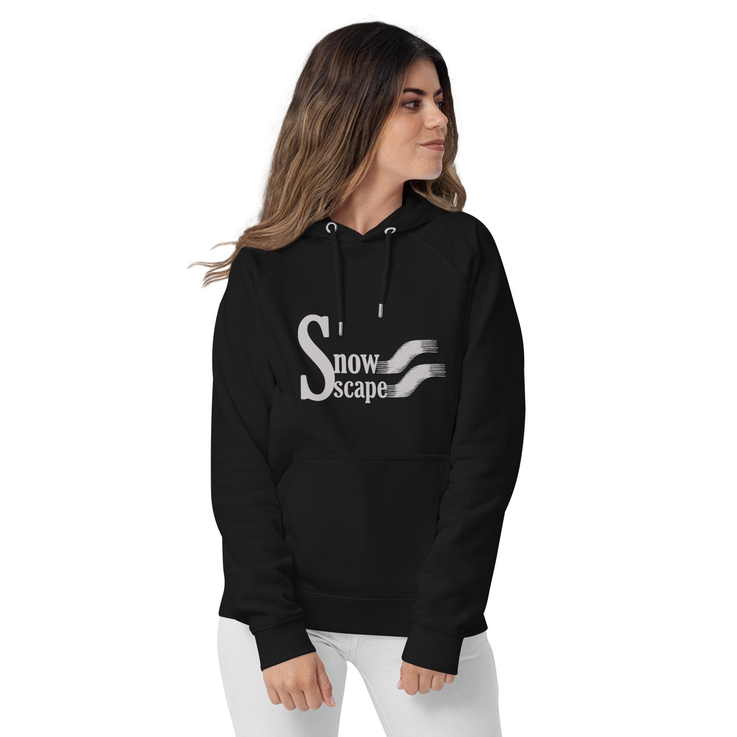 
                  
                    Snowscape Sweat à capuche écologique Raglan unisexe
                  
                