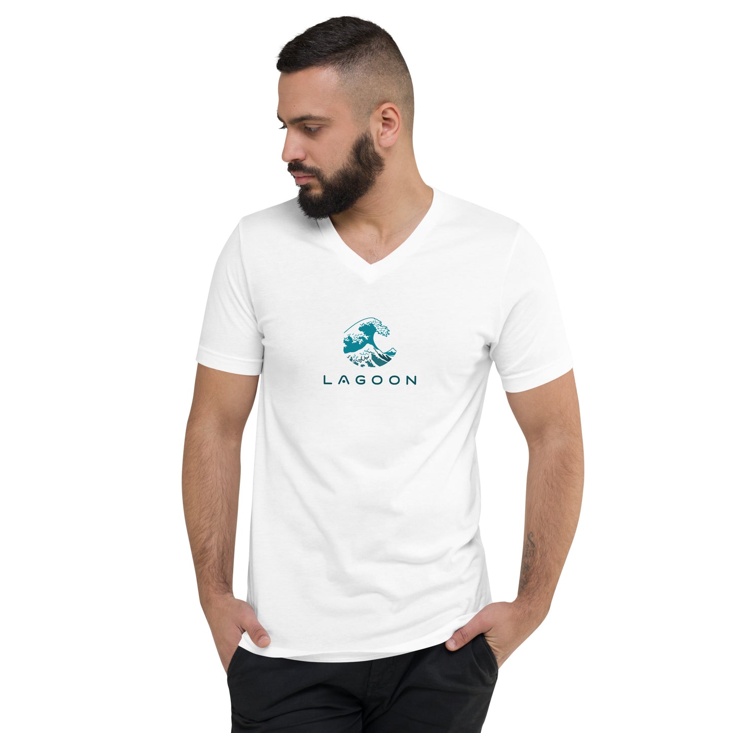 
                  
                    Lagoon Unisex Short Sleeve V-Neck T-Shirt
                  
                